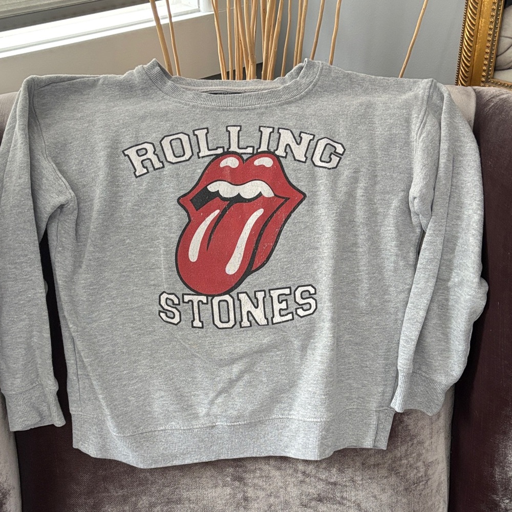Gray Rolling Stones Sweatshirt